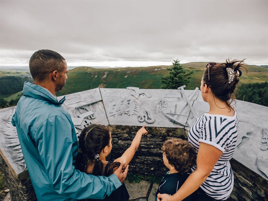 Viewpoint on walking trail