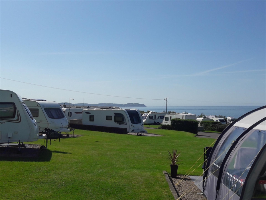View of the Orme from the middle of the park