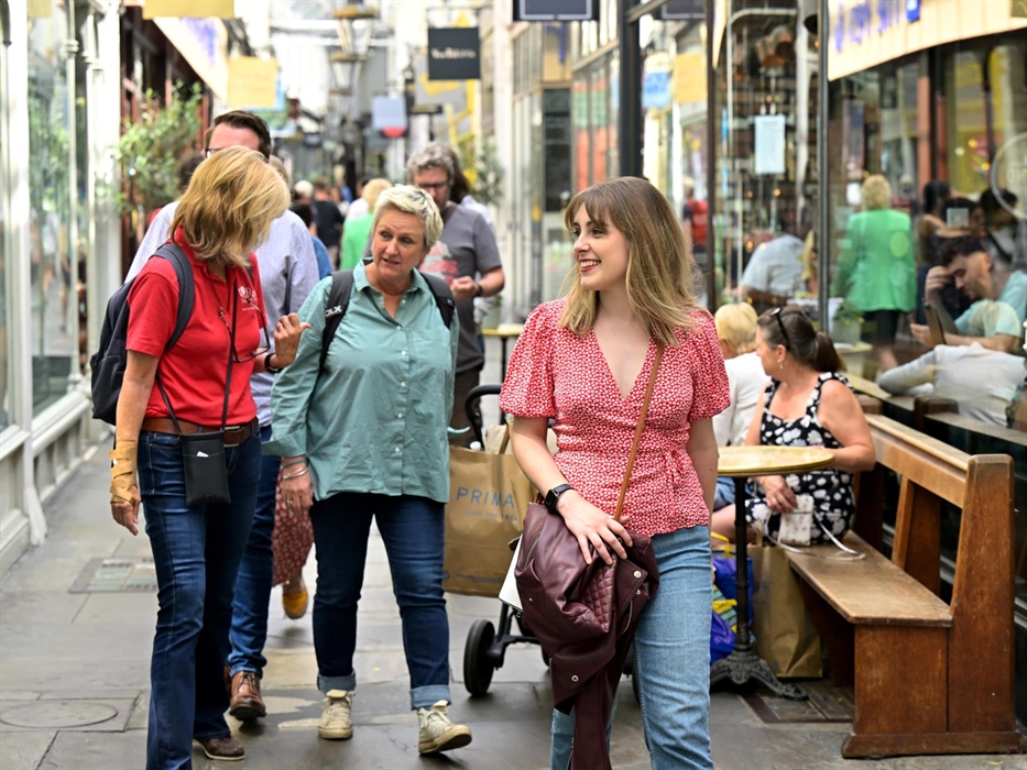 Visit Cardiff's beautiful arcades