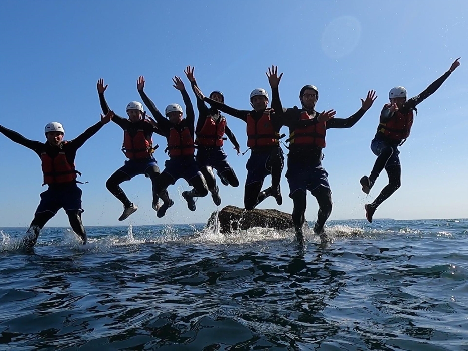 Coasteering in St Davids Pembrokeshire
