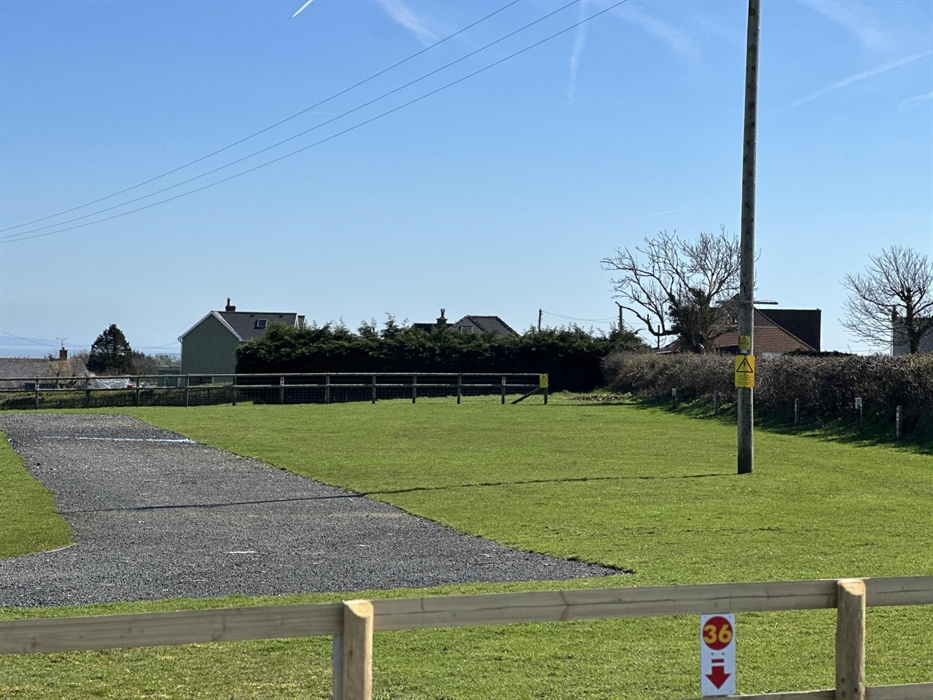 Grass pitches within our camping field.