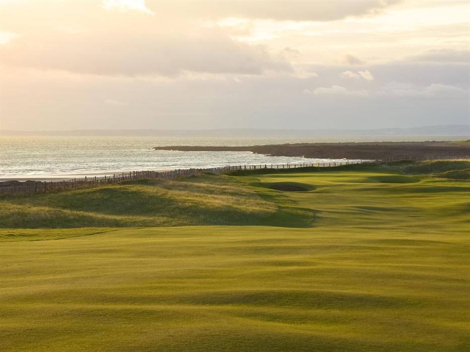 Hole 2 from the fairway