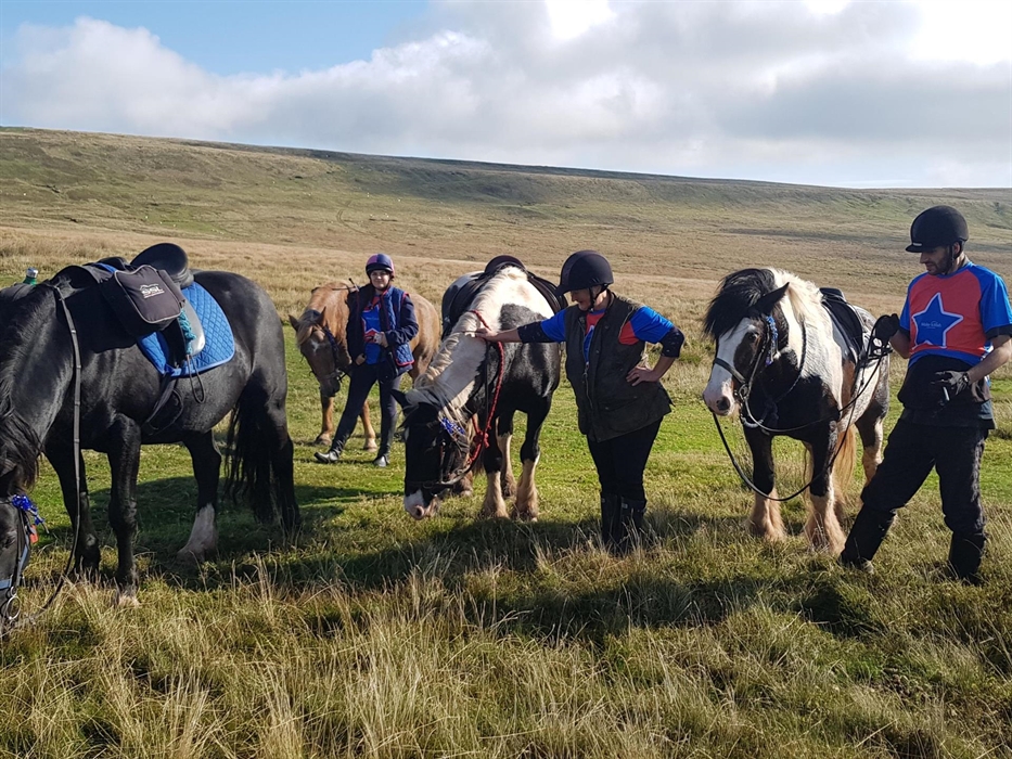 Fund raising ride to Hay-On-Wye and back in a day for the Make a Wish foundation with stunning views.