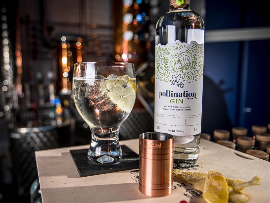 Dyfi Distillery at Corris Craft Centre produce multi award winning artisan gin inspired by, and filled with botanicals hand foraged in the Dyfi Valley