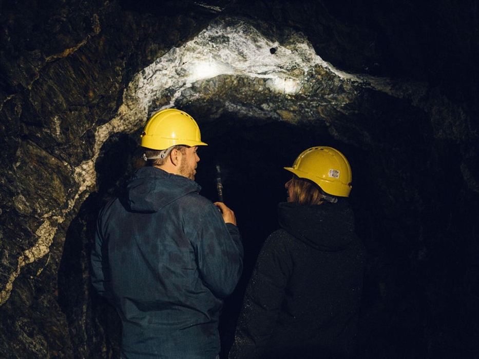 Walking through broad tunnels and cavernous chambers with Corris Mine Explorers