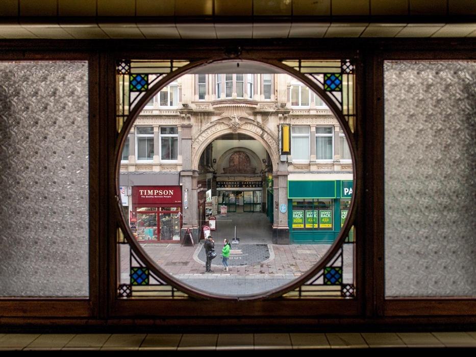 Cardiff Market - St Mary St Entrance