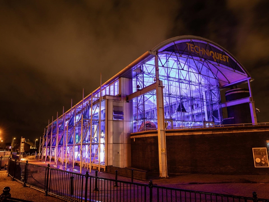Techniquest at night