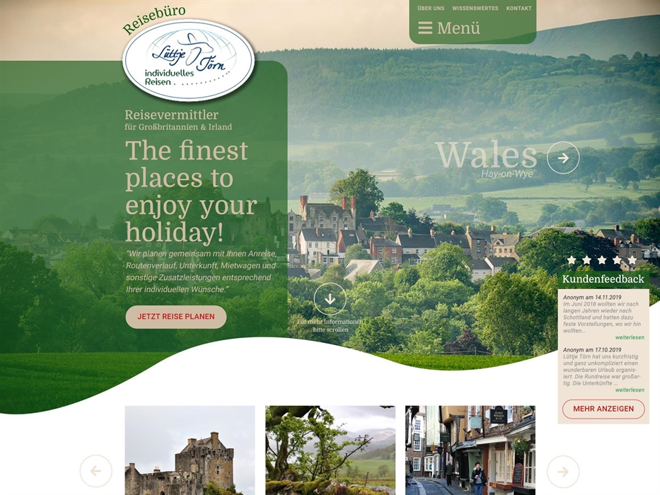 Our website should help you to find ideas, suggestions and inspiration for your next dream vacation! Together with you we plan the journey, route, acc