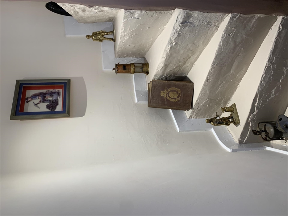 Original stair case now feature only