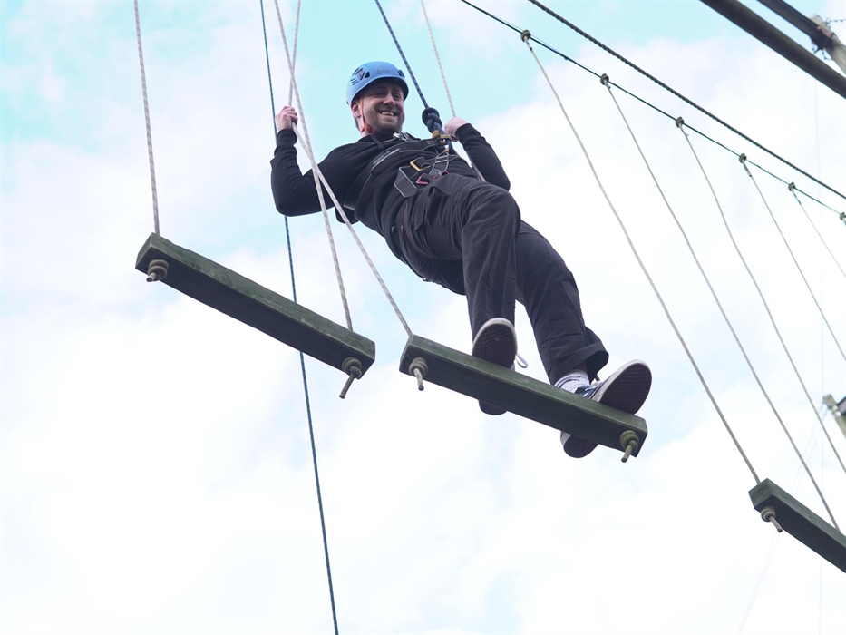 High level Ropes Course & Zip Line