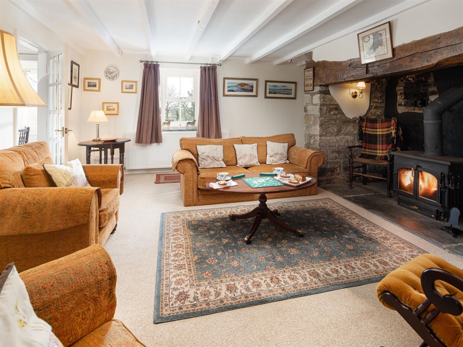Cosy but spacious lounge - full of character