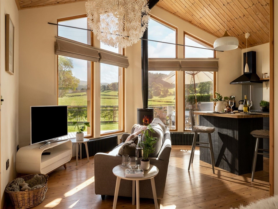 Take in the gorgeous views even from the comfort of your sofa