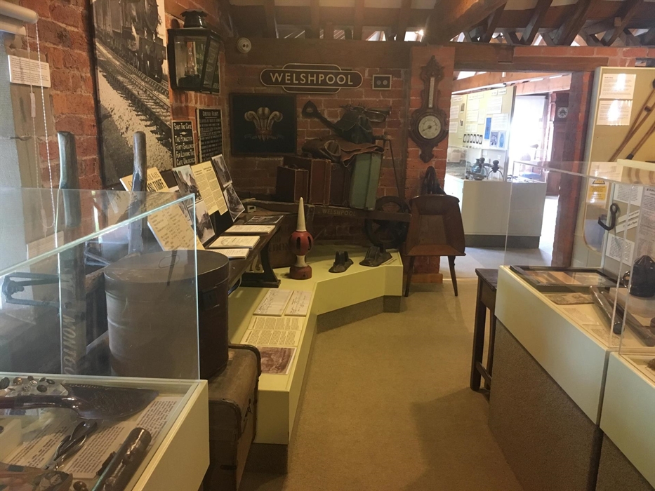 Y Lanfa - Railway exhibit