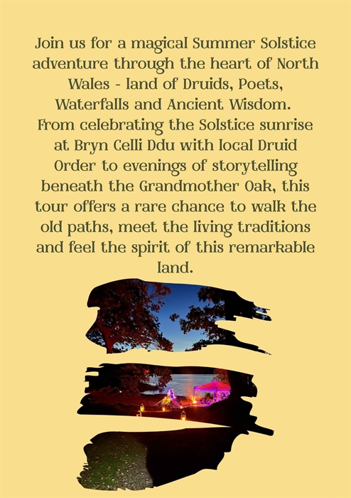 Tour, Summer, Dawn, Anglesey, Druid