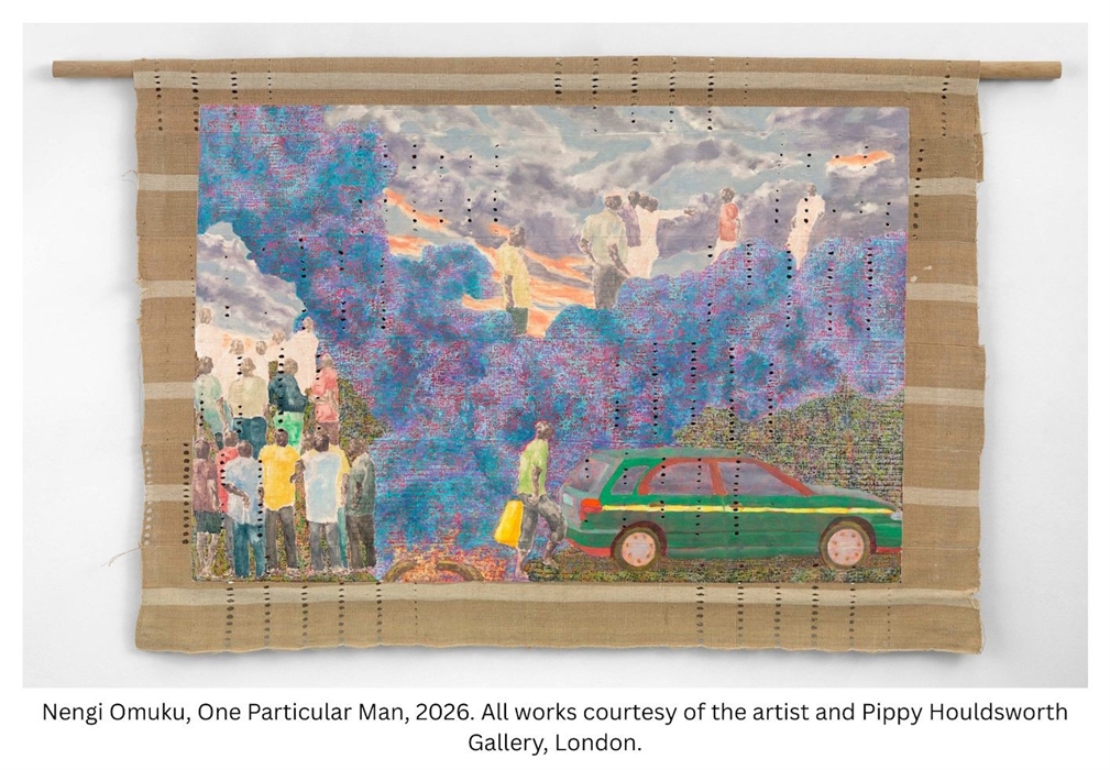 Nengi Omuku, One Particular Man, 2026. All works courtesy of the artist and Pippy Houldsworth Gallery, London.