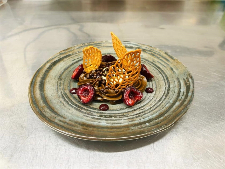 Coffee, chocolate, cherries & mascarpone