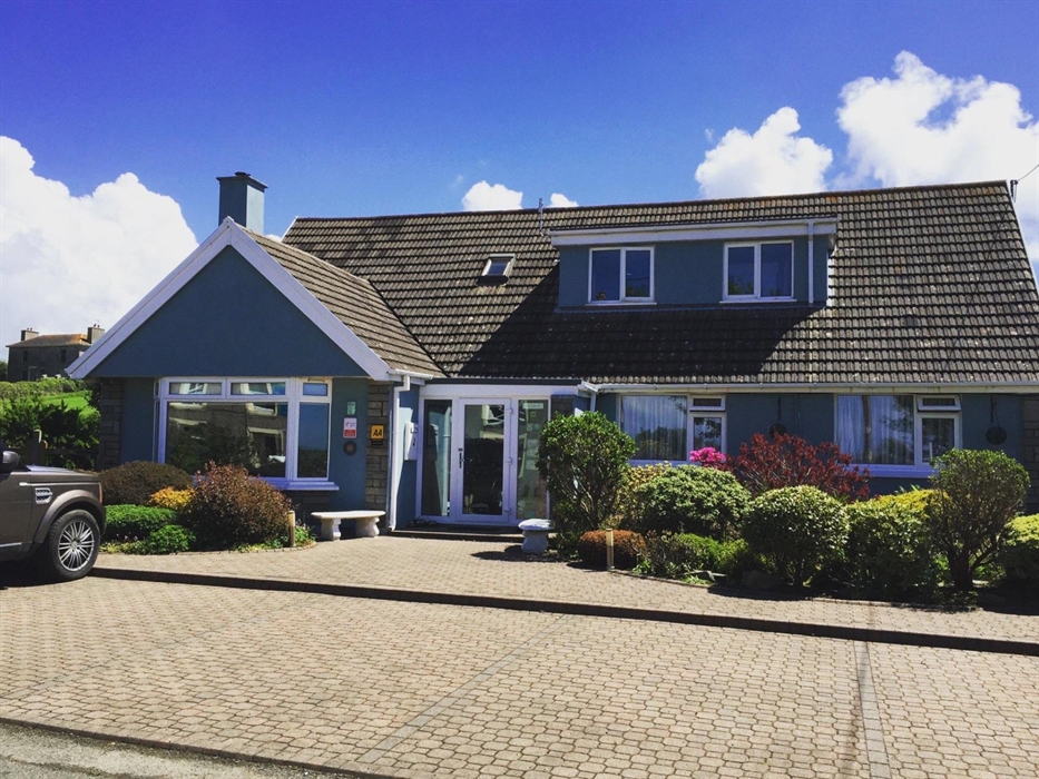 Ramsey House and guest parking area