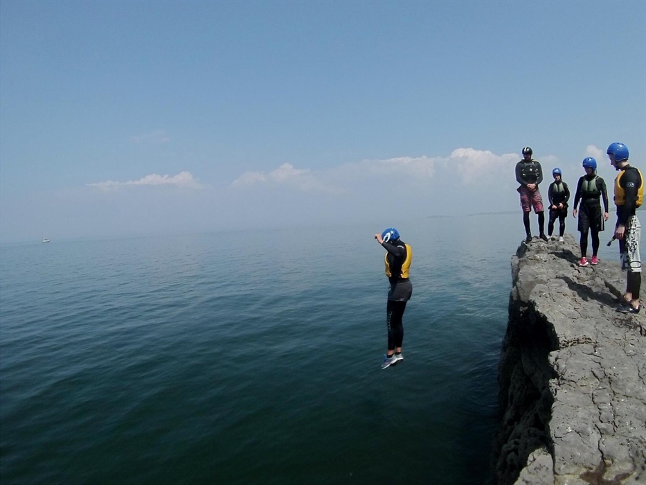 Coasteering - into the blue