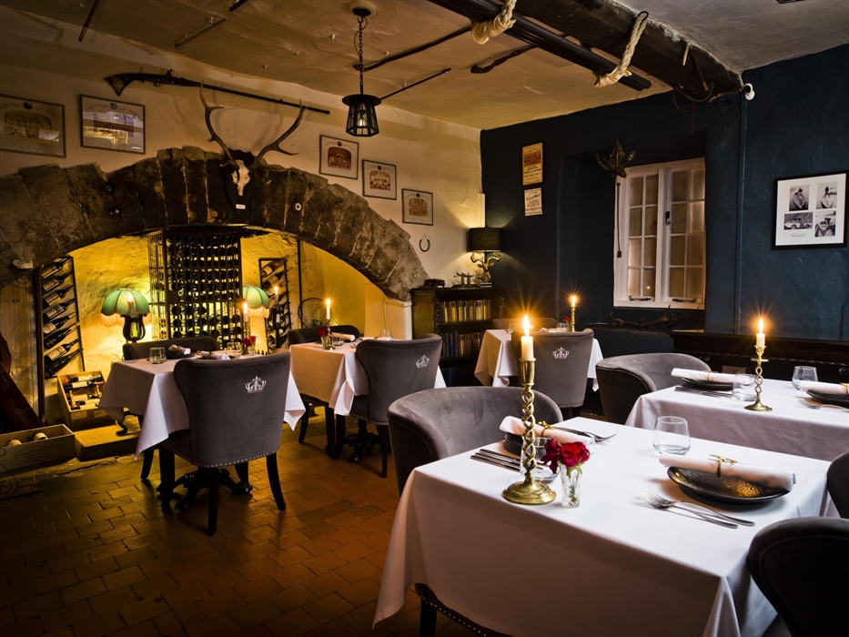 The Gun room, one of the dining spaces that make up The Gunroom Restaurant