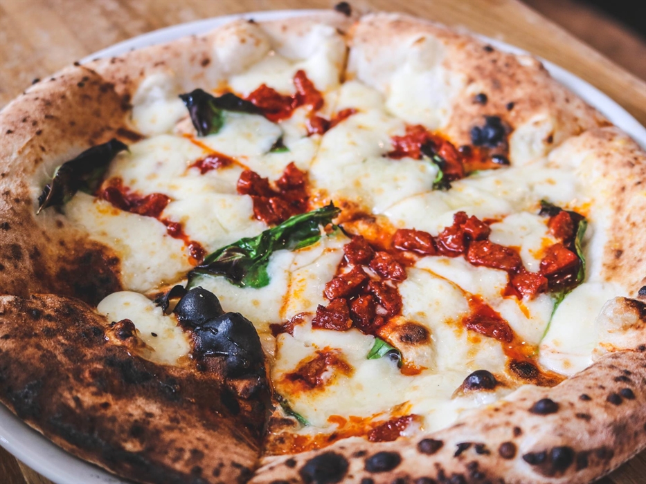 Mouth-watering Welsh/Italian pizza