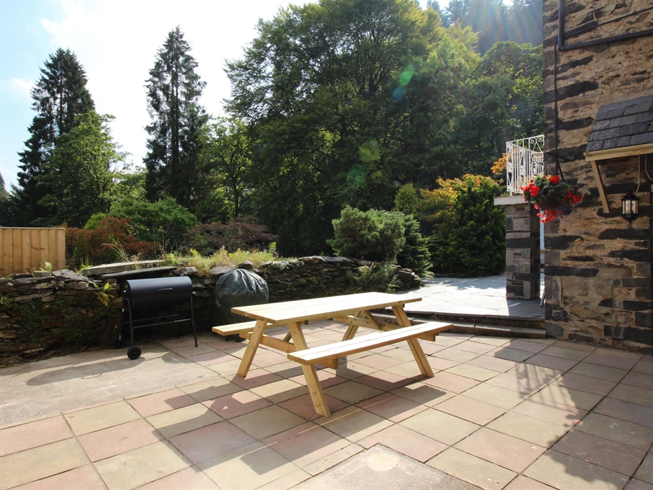 Lower ground floor patio