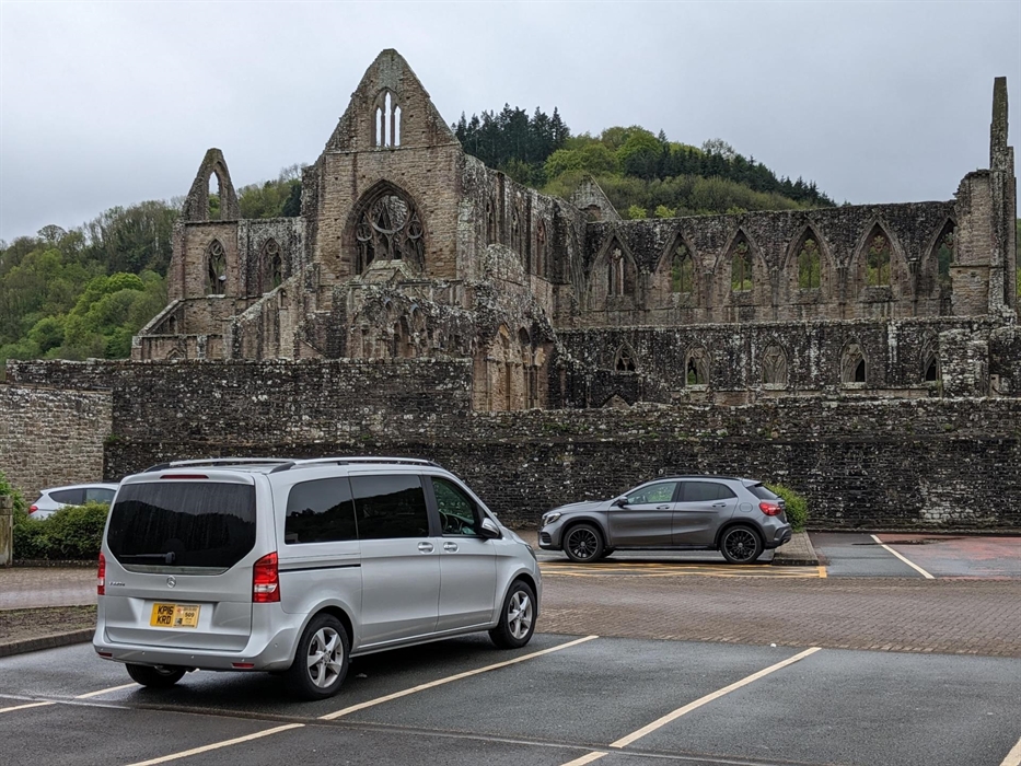 Tour Car at Tintern Abbey