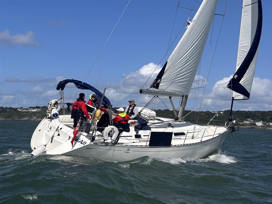 Bear, a Dufour 36 Classic, is a capable sailing vessel ideal for RYA sail cruising courses and Gower Coast sightseeing charters. Combining performance