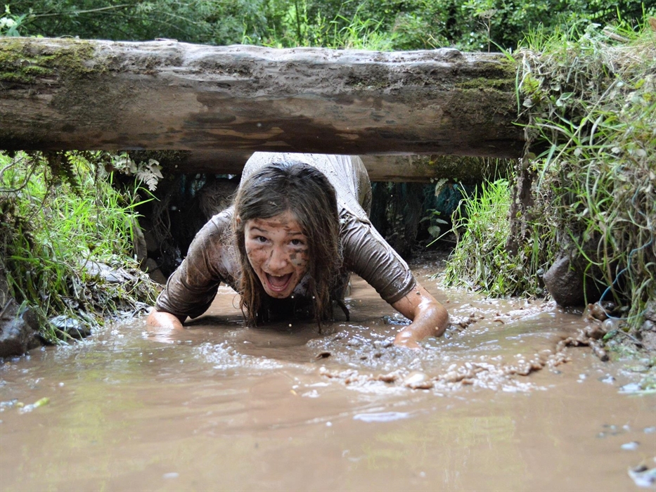 Multi-obstacle, woodland course offering a fun group/family activity