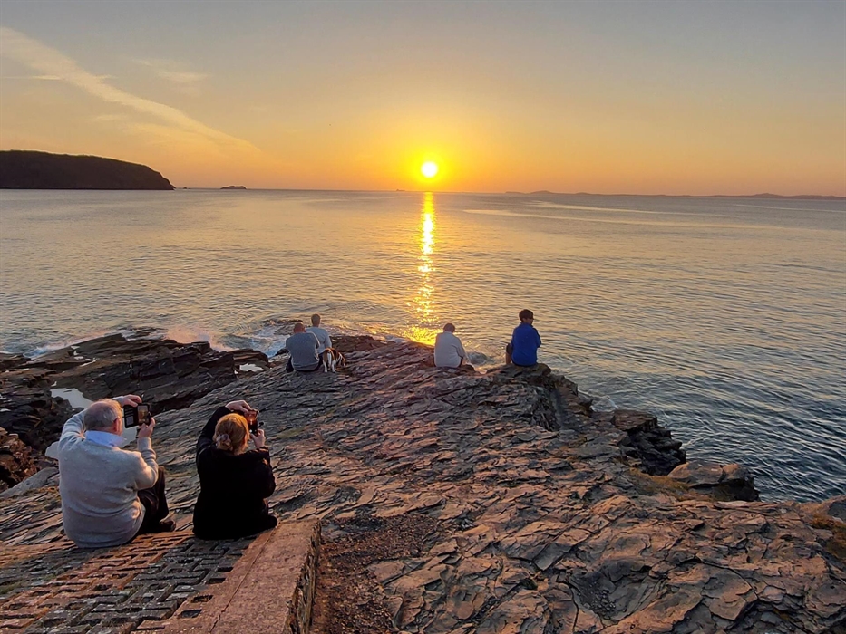Sunset from The Point