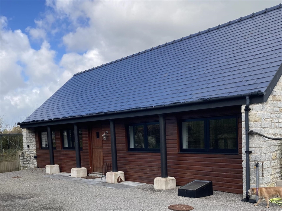 Private front yard and parking