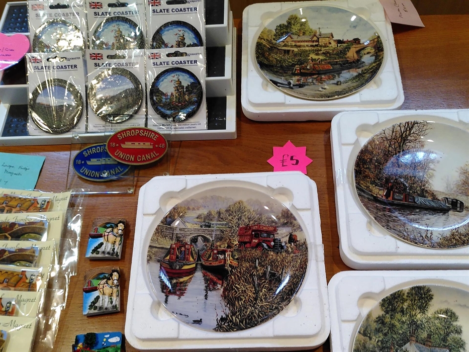 plates, fridge magenets and more from Llanymynech Canal Wharf