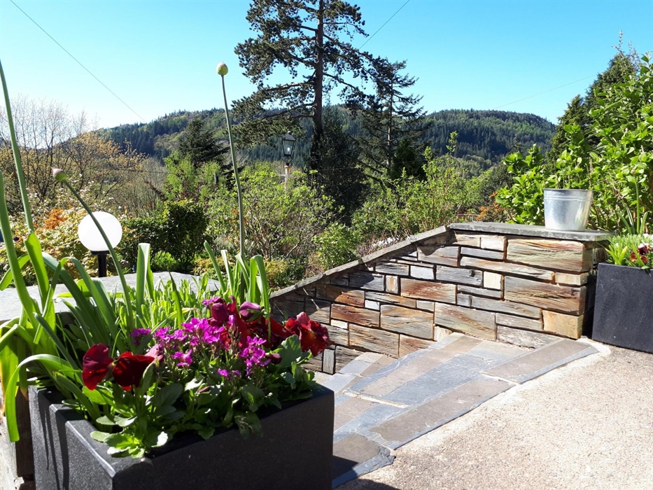 Aberconwy House Front Garden and patio
