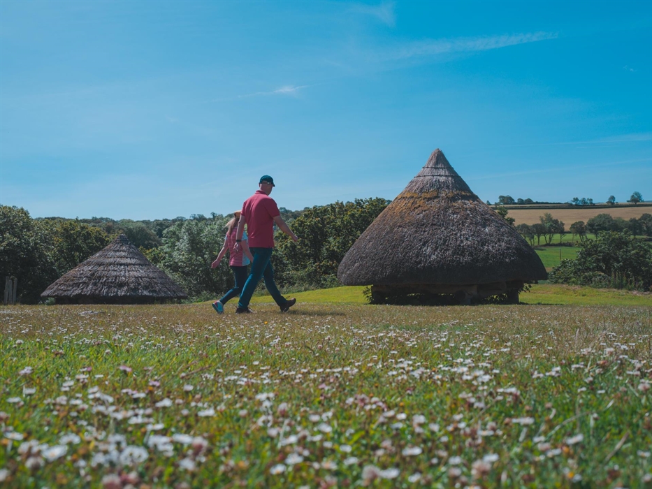 Y pentref yn yr Haf- The village in summer