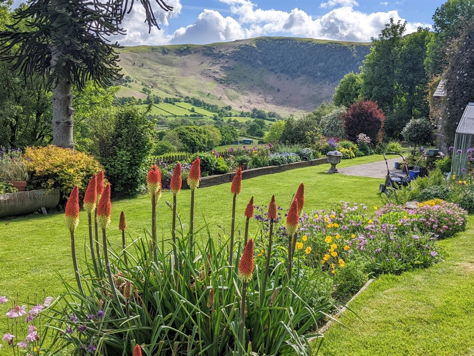 Garden view from Nannerth