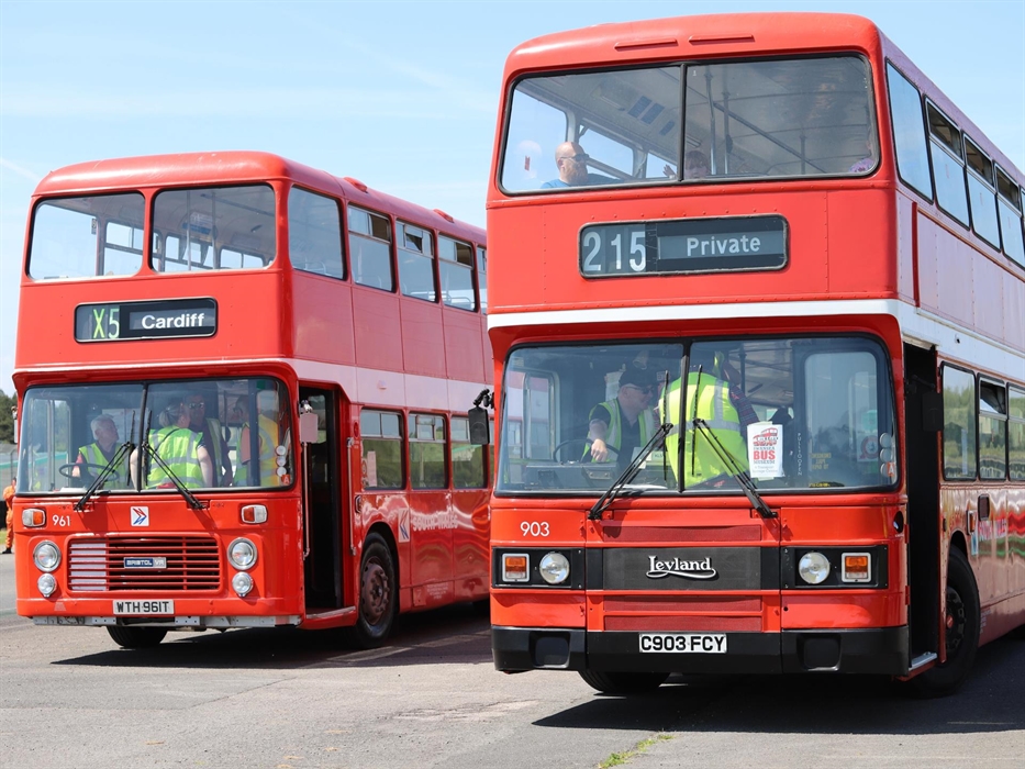 Swansea Bus Museum & Transport Heritage Centre, Winch Wen, Llansamlet   gives two Bristol double deckers a summer time airing.