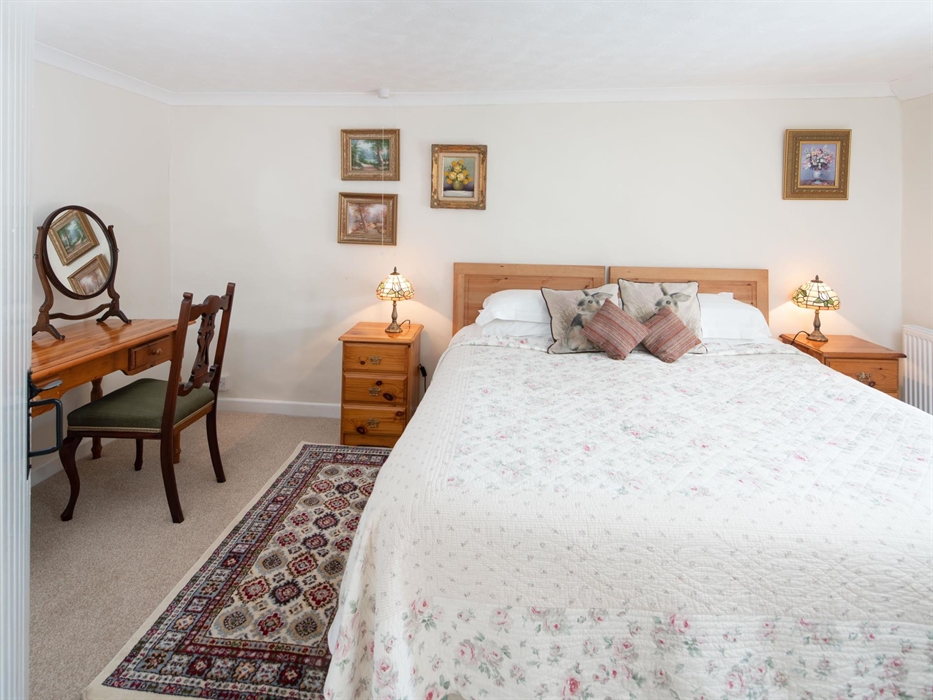 The second bedroom also has a super-king sized bed