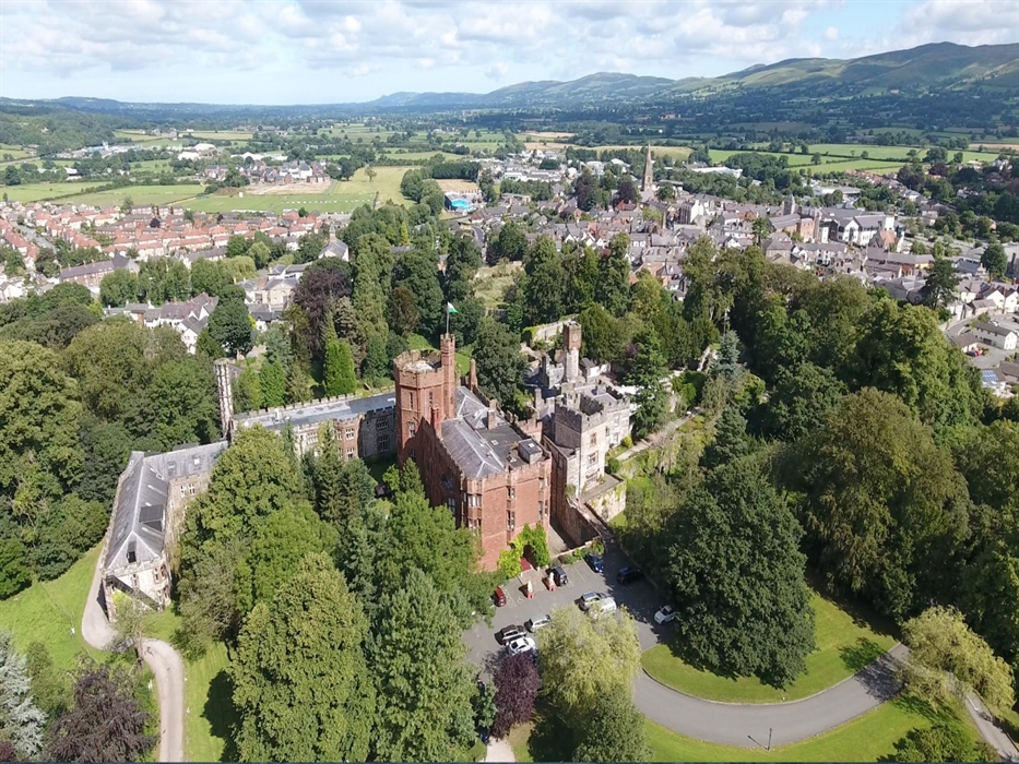 Dating back to the 13th century, Ruthin Castle is set in acres of beautiful wooded parkland on the edge of the pretty town of Ruthin