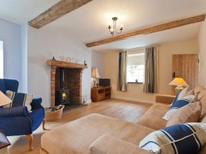 cosy lounge,with log burner