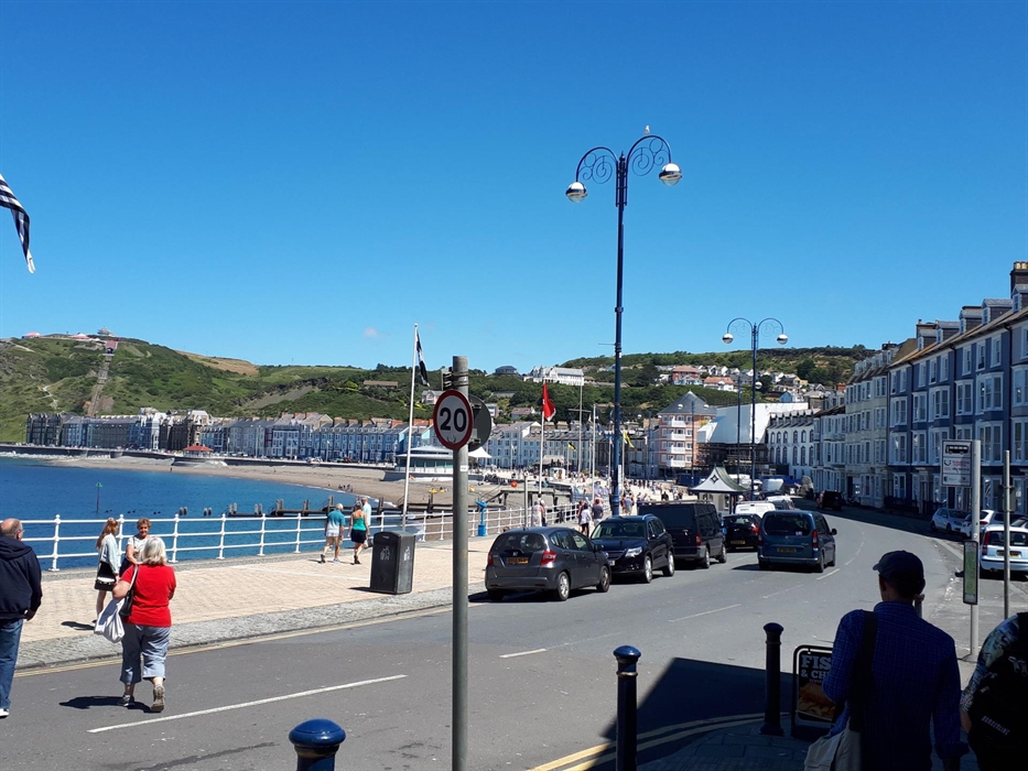 Stunning Aberystwyth - for shopping, eating out of just strolling along the promenade