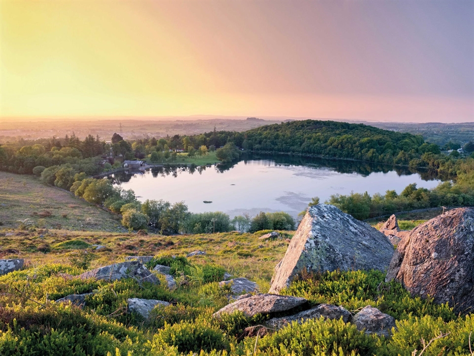 The lake at Brynteg