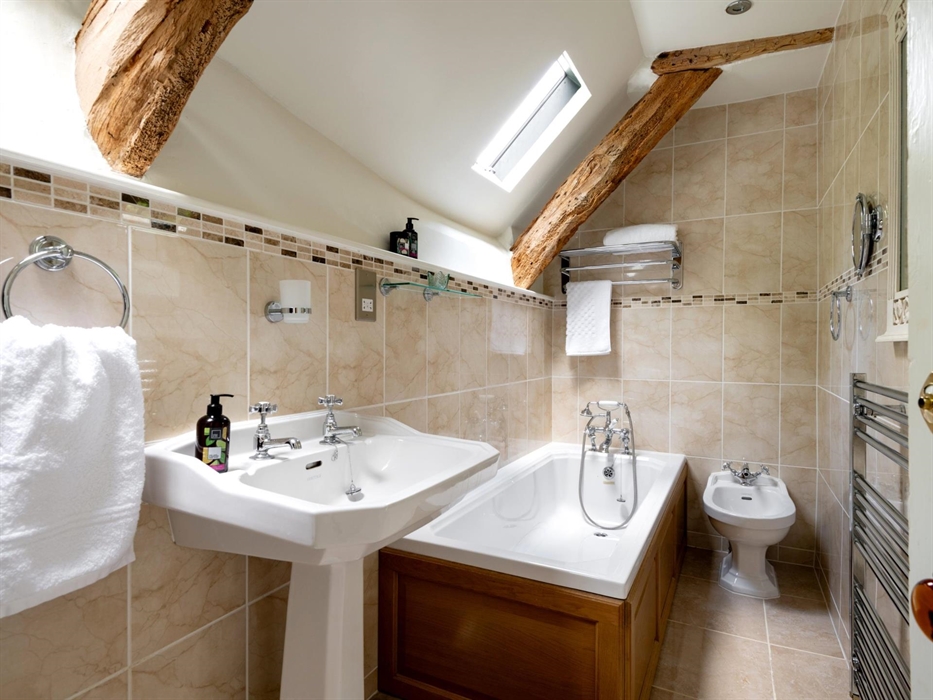 Upstairs smart ensuite bathroom