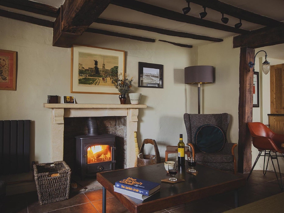 Enjoy long cosy evenings by the fire in the stylish open plan ground floor at Tredegar House.