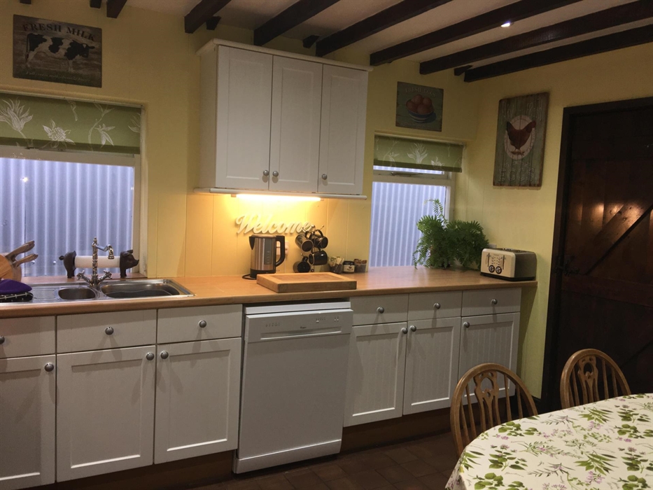 Plenty of space for the whole family to enjoy a good meal or family fun time.