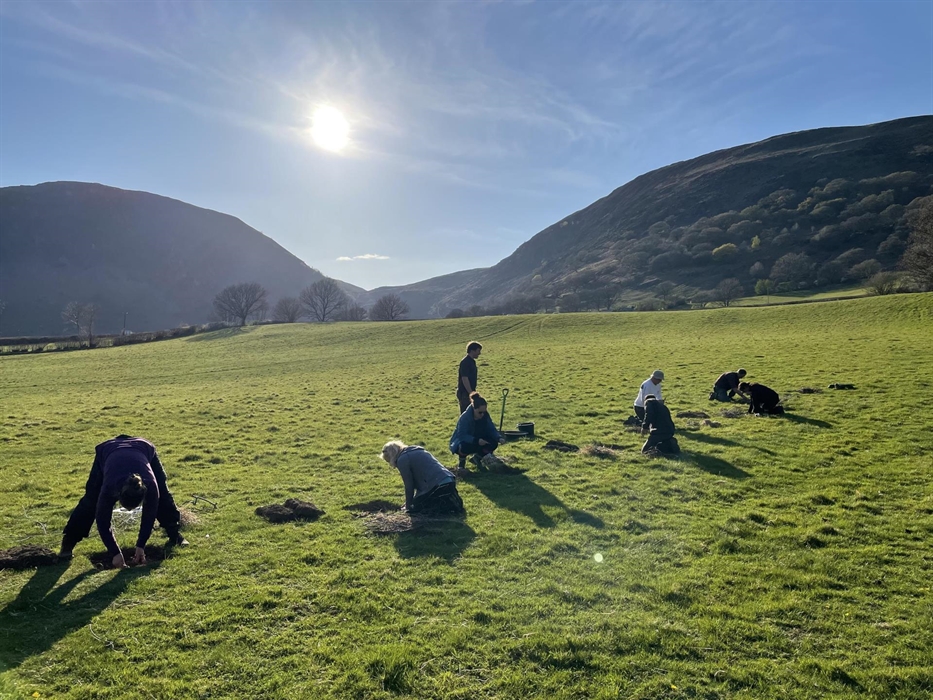 Trying out fire lighting techniques