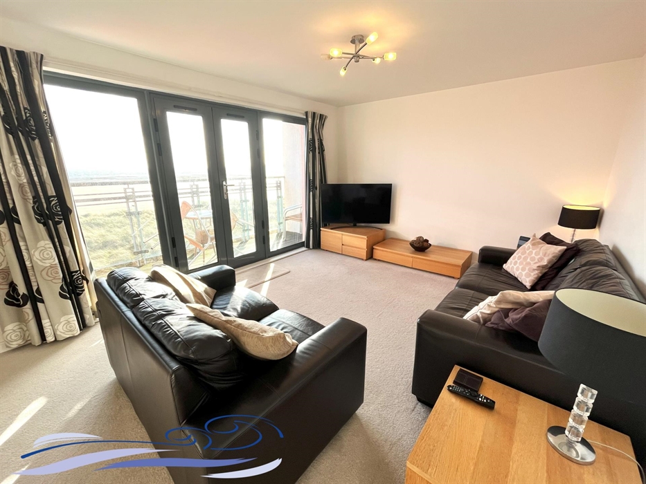 Living room with Balcony