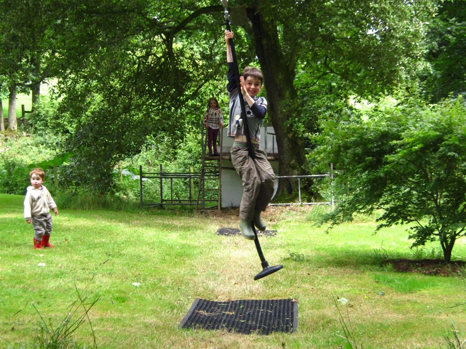 Large enclosed garden