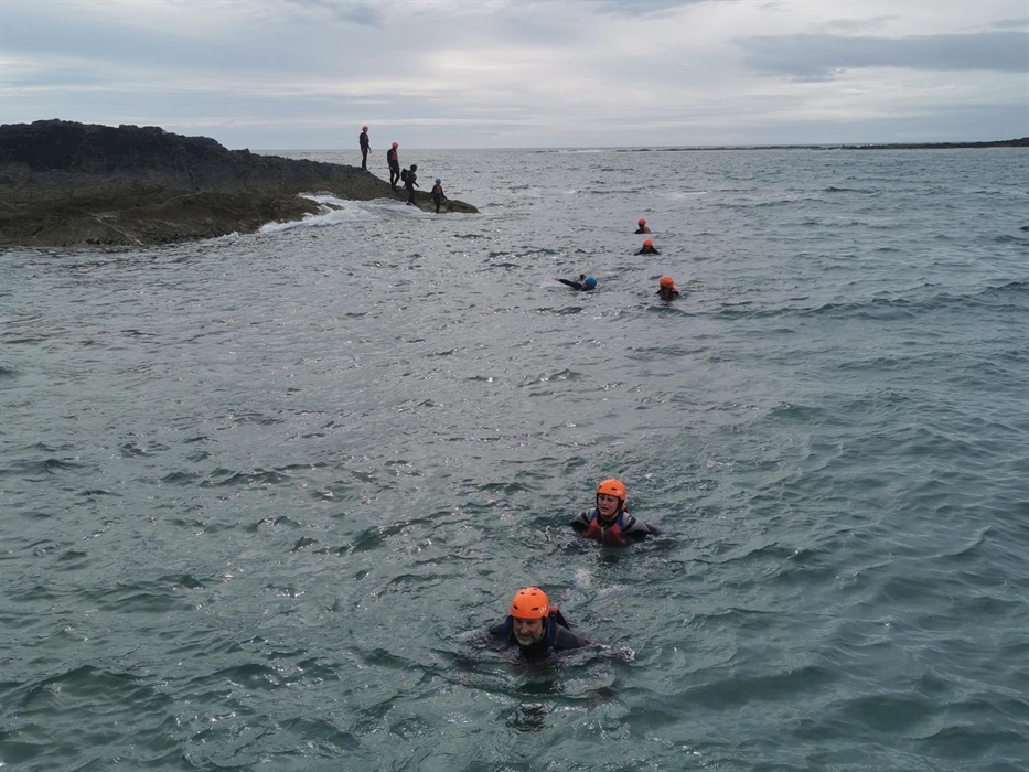 Explore the Gower with us on one of our coasteering adventures.