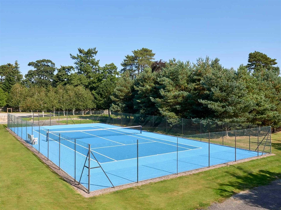 Guest can enjoy complimentary use of the tennis courts with use of our booking system.