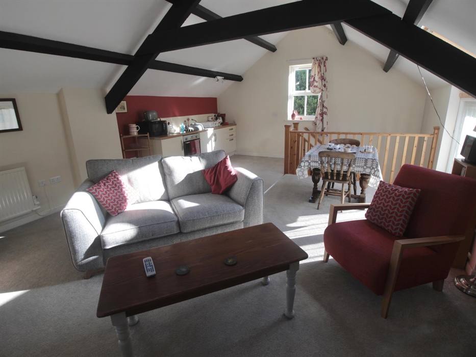 Airy open space living area