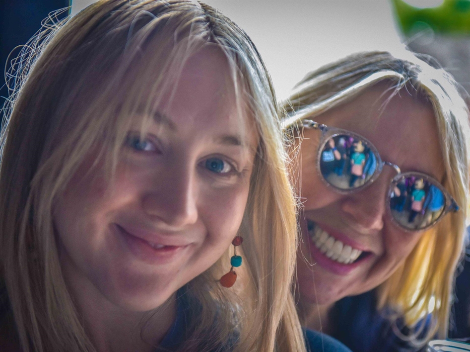 Sun and sunglasses at The Weekend Rumble